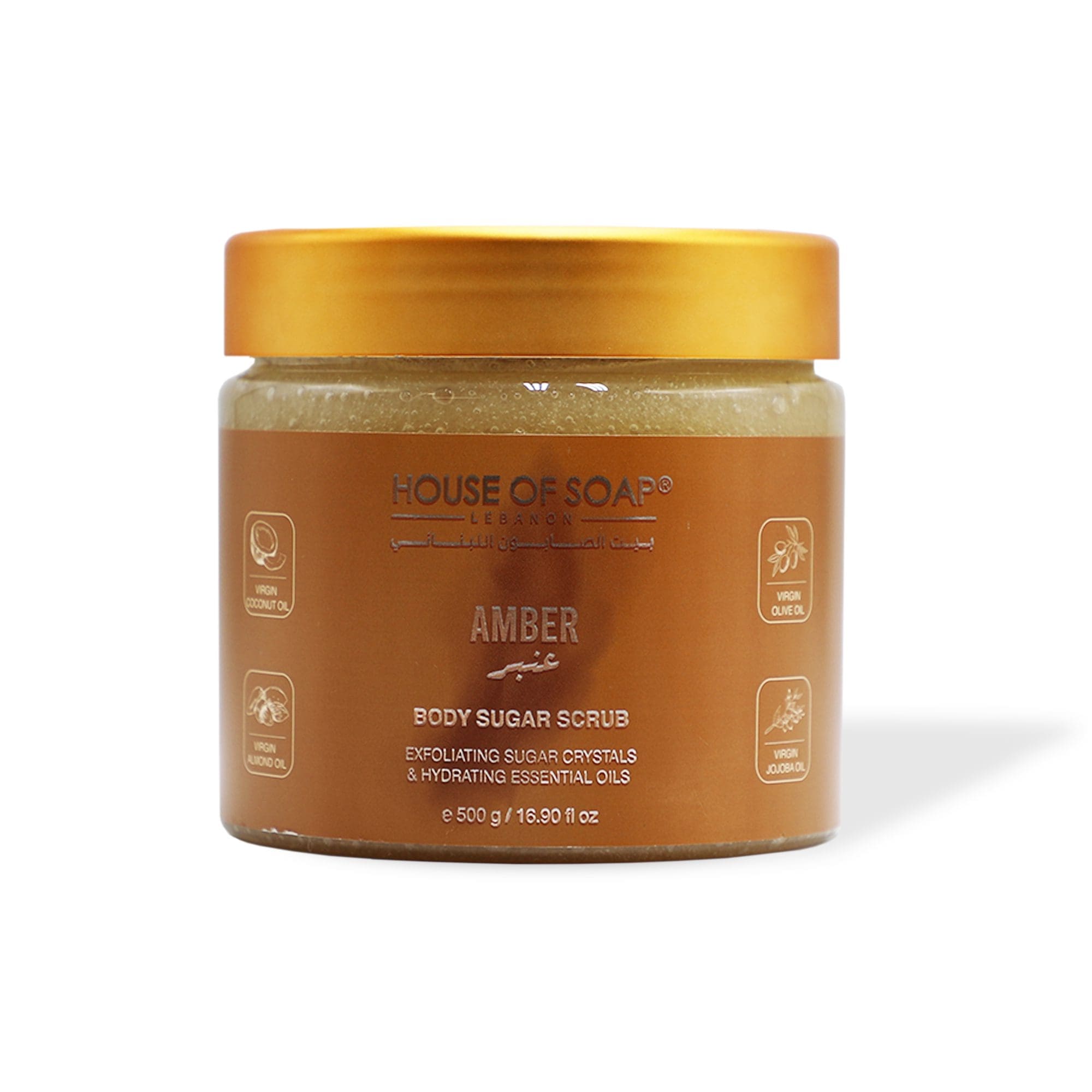 Amber Body Sugar Scrub 500g
