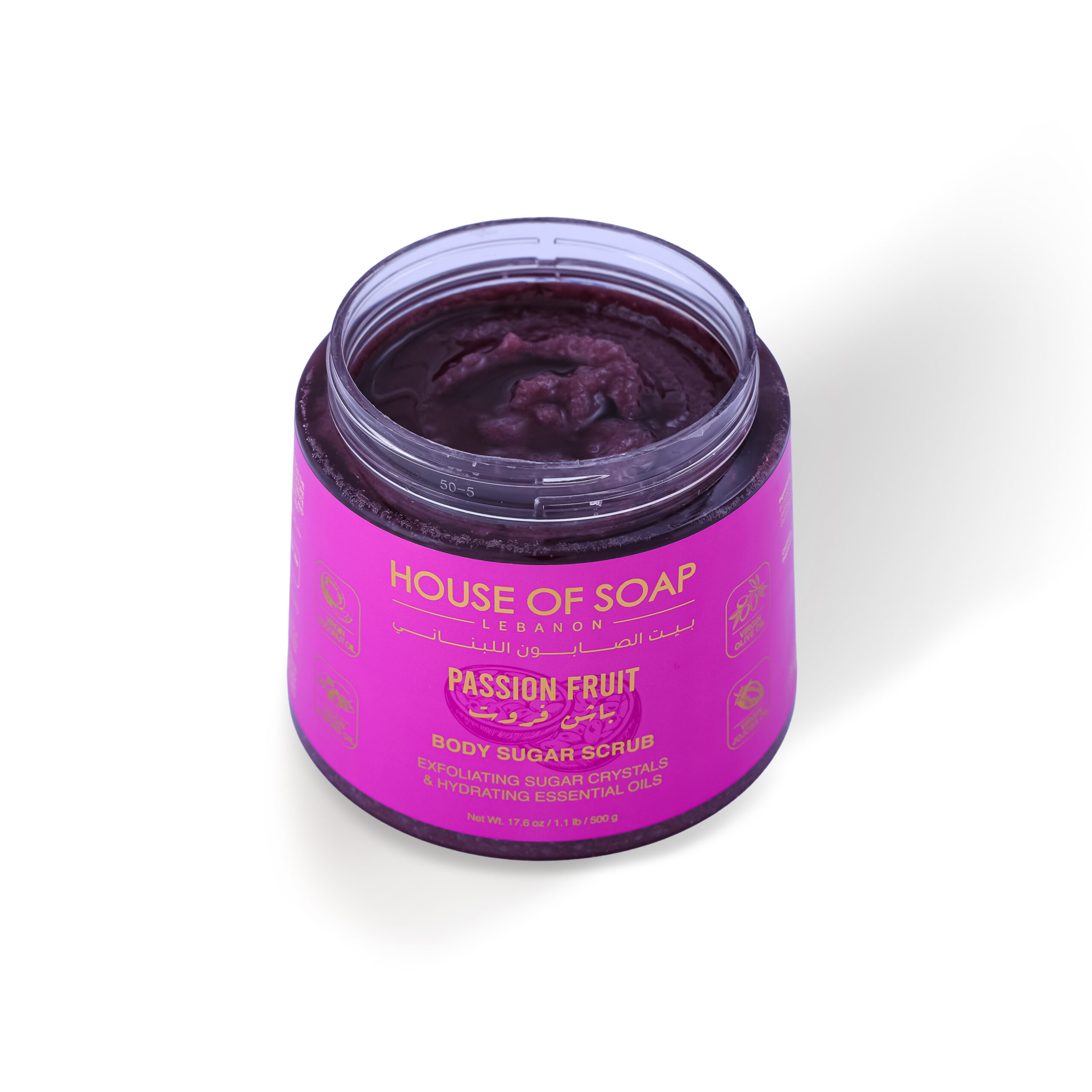 Passion Fruit Body Sugar Scrub 500g