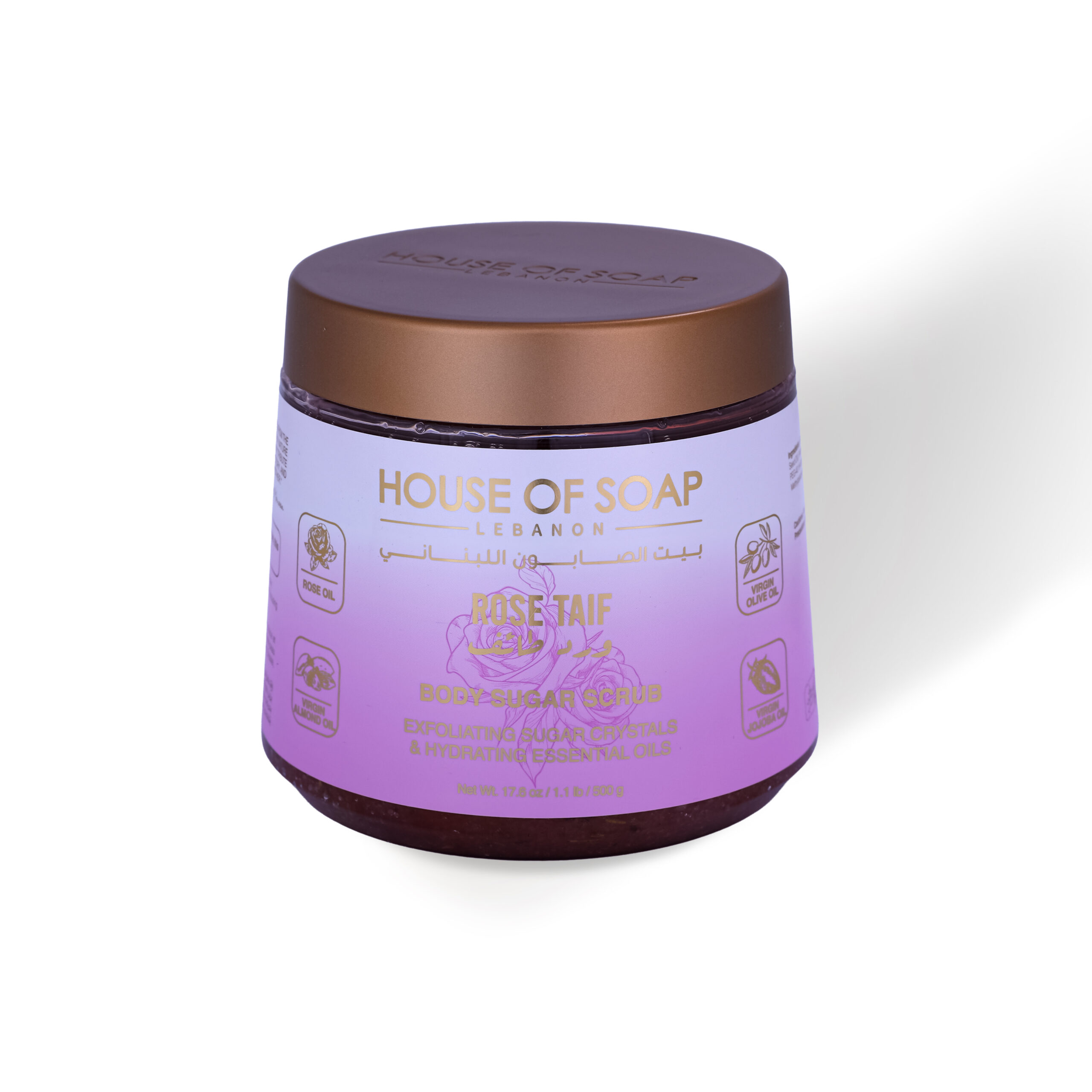 Rose Taif Body Sugar Scrub 500g