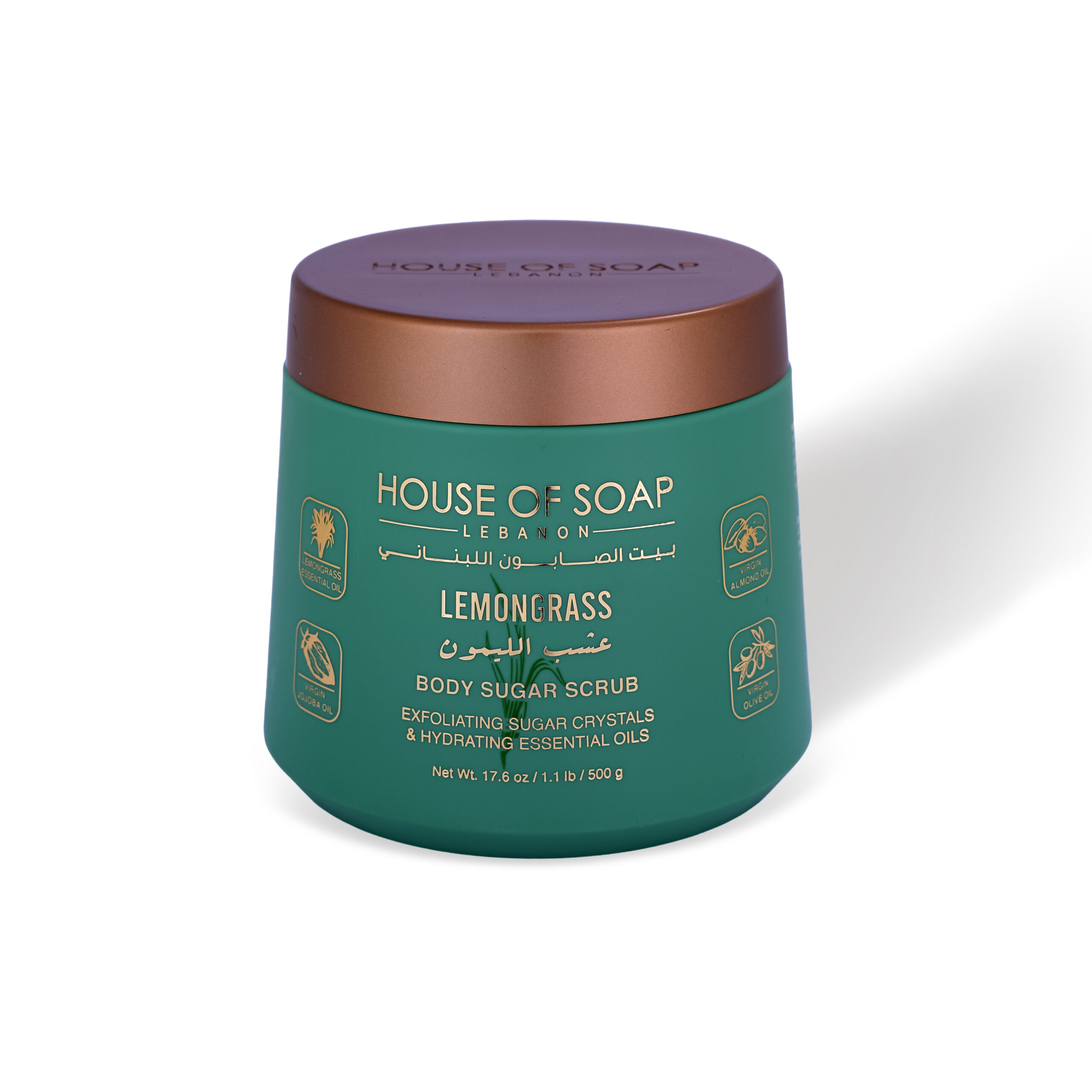 Lemongrass Body Sugar Scrub 500g